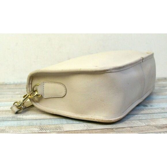 PARTNERS MERVYNS IVORY GENUINE LEATHER CROSSBODY SHOULDER BAG MESSENGER PURSE - Picture 7 of 9